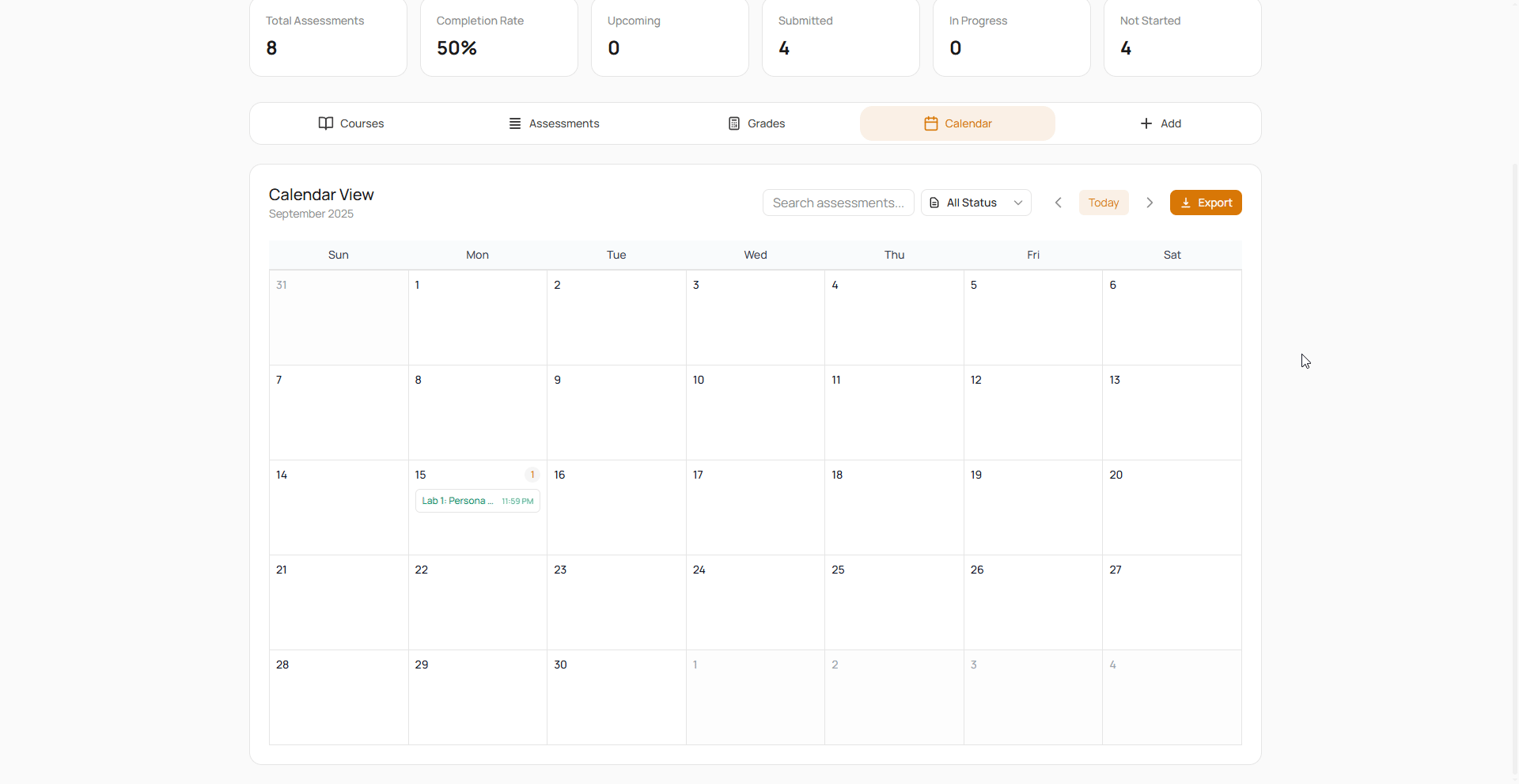 Calendar & Deadline Management